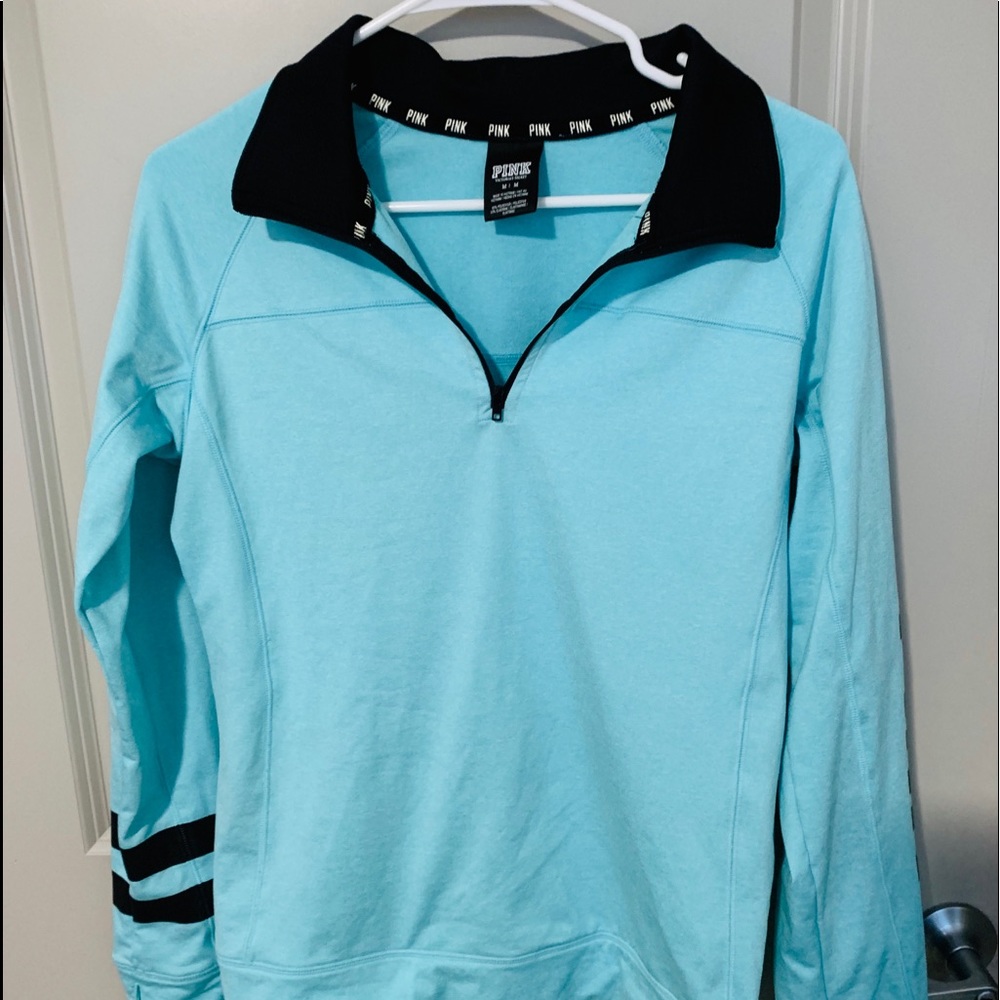 PINK VS ZIPPER PULLOVER